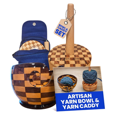 Juego de cesta para hilo artesanal y cuenco redondo